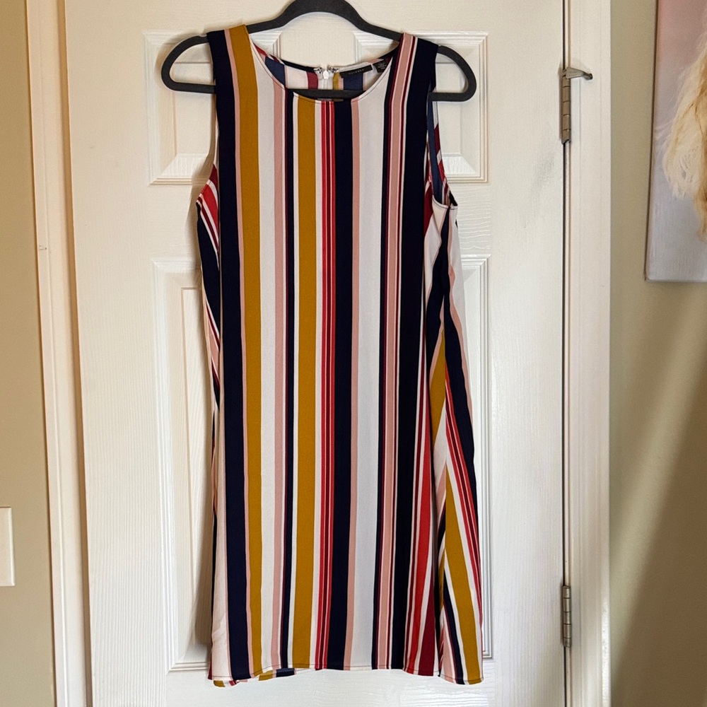 Halogen Vibrant Striped Dress